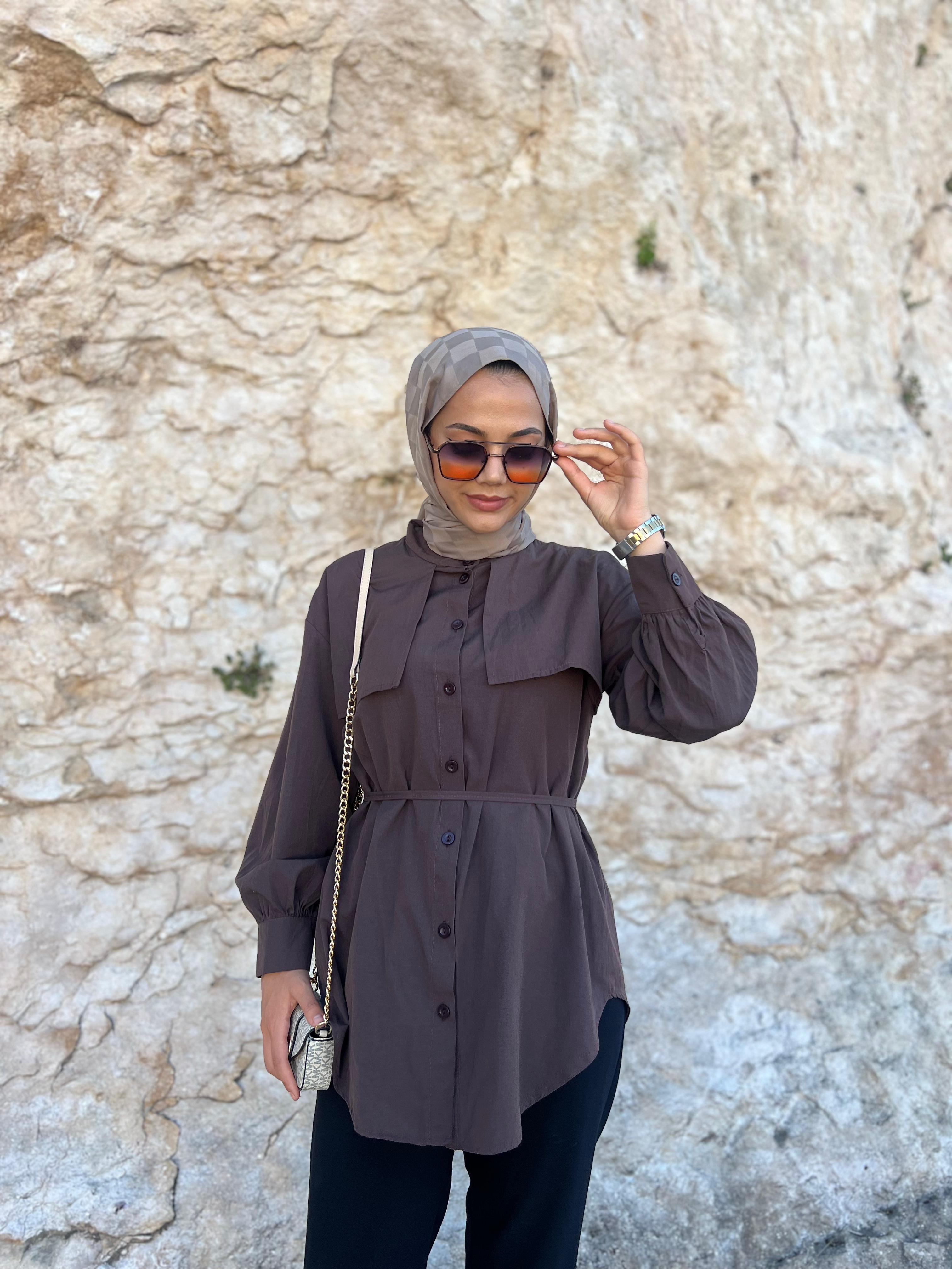 RÜZGARLIKLI BELİ BAĞCIKLI TUNİK